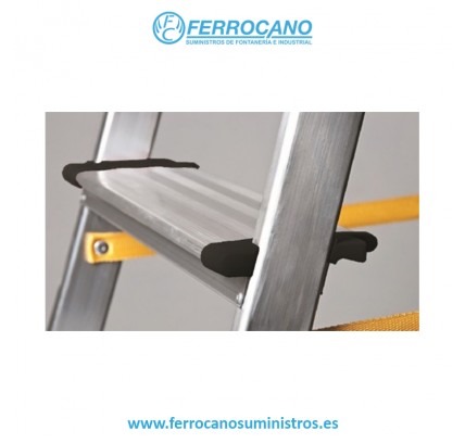 ESCALERA ALUMINIO DOMESTICA FERCOM 5 PELDAÑOS ANCHOS