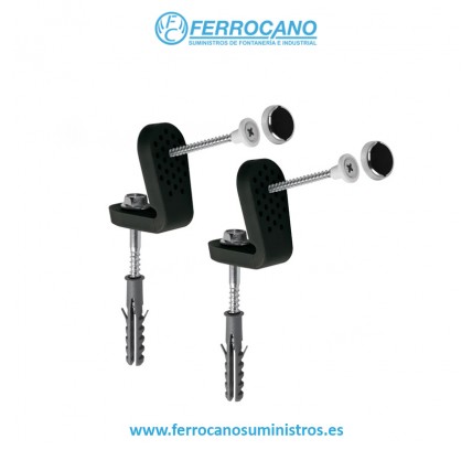 JUEGO TORNILLOS LATERAL WC M-6 DUCHAFLEX 3390