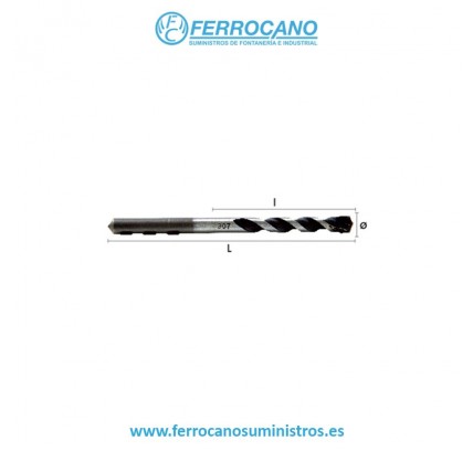 BROCA HEPYC WIDIA PERFECTA 8MM S/LARGA 1225-BR