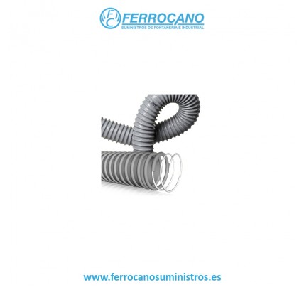 MANGUERA AIRE PVC GRIS TRANSAIR 70MM (1 METRO)