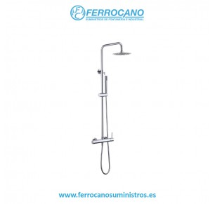 COLUMNA DUCHA MONOMANDO IMEX MONZA CROMO BDM039