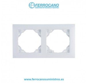 MARCO DOBLE EFAPEL BASE BLANCO 90920 TBR