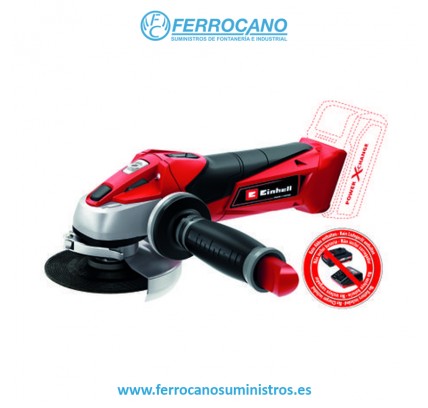 AMOLADORA MINI EINHELL BATERIA TE-AG 18/115 LI SOLO