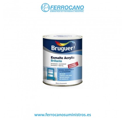 ESMALTE ACRILICO BRILLANTE BRUGUER AZUL MARINO 750