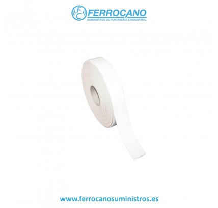 CINTA ADHESIVA COQUILLA SOLAR BLANCA 50MMX15MTX3MM