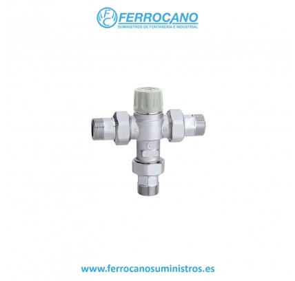 MEZCLADOR TERMOSTATICO REGULABLE CALEFFI 3/4' 521713