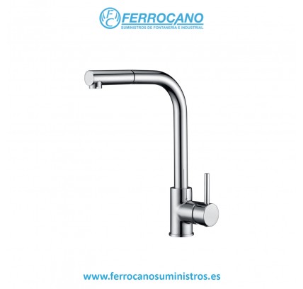 MONOMANDO FREGADERO IMEX MALTA EXTRAÍBLE CROMO GCE006