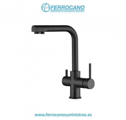 MONOMANDO FREGADERO OSMOSIS IMEX MARSELLA NEGRO GOS004/NG
