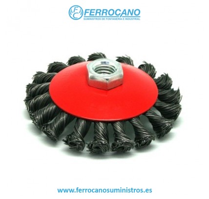 CEPILLO INDUSTRIAL NIVEL CONICO AMOLADORA ACERO 095X0,5 MM