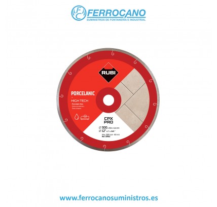 DISCO DIAMANTE RUBI CPX 300MM GRES PORCELANICO PRO