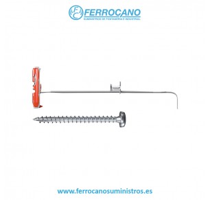 TACO FISCHER DUOTEC-10 CARTÓN YESO + 6 TORNILLOS 541889
