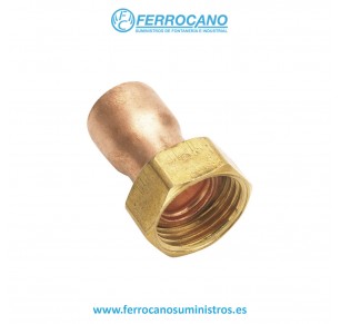 RACOR LOCO RECTO COBRE 28-3/4' PLANO FIG.359GCU