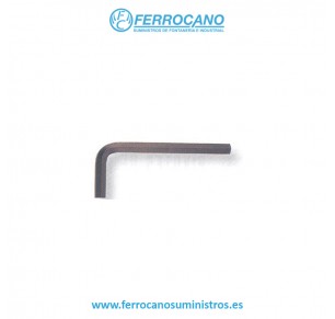 LLAVE ALLEN BAHCO HEXAGONAL NIQUELADO 03,0MM (10 UDS)
