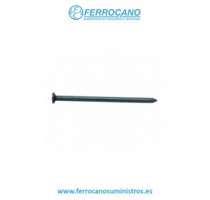 CLAVO FIJACIÓN PUNTA FER CON CABEZA PLANA 24/25X200 MM (2,5 KG)
