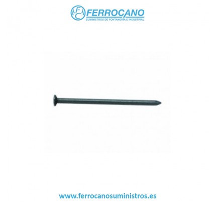 CLAVO FIJACIÓN PUNTA FER CON CABEZA PLANA 24/25X200 MM (2,5 KG)