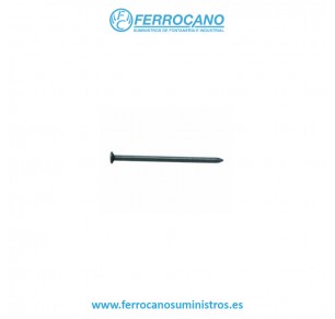 CLAVO FIJACIÓN PUNTA FER CON CABEZA PLANA 10X025 MM (2,5 KG)
