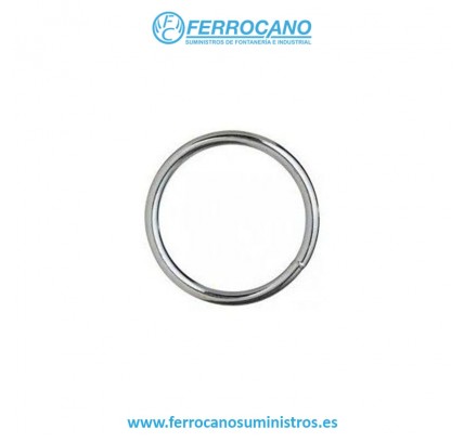 ANILLA SOLDADA GALVANIZADA 50X6