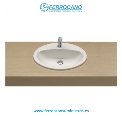 LAVABO ENCASTRE GALA NILA 56.5X47 BLANCO 17060