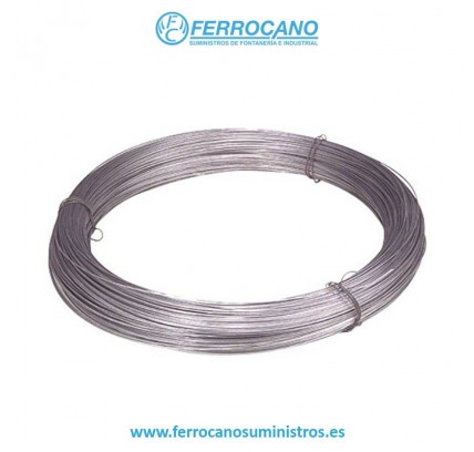 ALAMBRE ACERO GALVANIZADO Nº14 Ø 2,20MM 5 KG