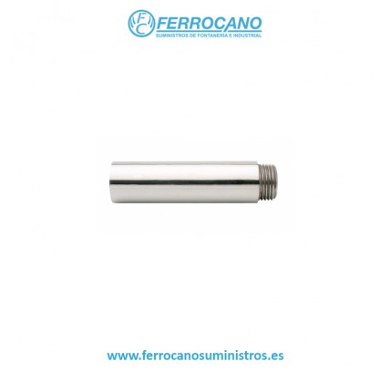 ALARGADERA LATON CROMO 1/2'X5CM