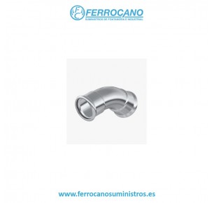 CURVA INOX PRESS 54-45º H-H A-316