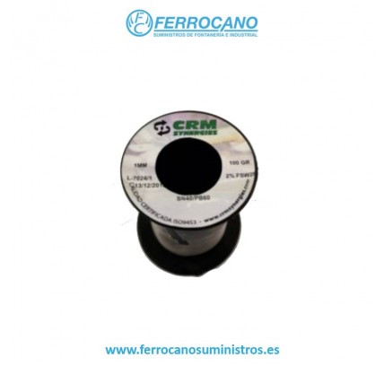 ESTAÑO SOLDADURA RESINA 40% 60% 100GR-1MM
