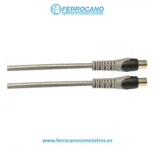 CABLE CONEXION ANTENA TV ALTA CALIDAD ELECTRO DH 36990/1.5 MT RG59