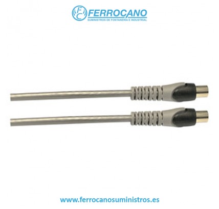 CABLE CONEXION ANTENA TV ALTA CALIDAD ELECTRO DH 36990/1.5 MT RG59