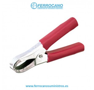 PINZA BATERIA 15AMP ROJA 38066/R (BOLSA 25 UDS)