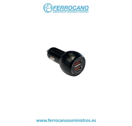 CARGADOR COCHE EDH 2 USB 38.501