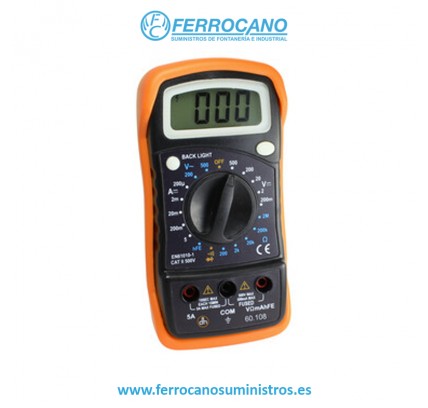 MULTIMETRO DIGITAL ELECTRODH 60108