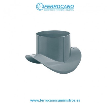 INJERTO TUBO CLIP PVC S/D 160-110