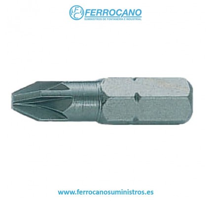 PUNTA ATORNILLADOR BAHCO PZ2 1/4''-25MM (10 UDS)