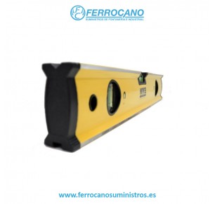 NIVEL MEDICIÓN TUBULAR MAGNÉTICO 3 BURBUJAS NIVEL ALUMINIO 40CM