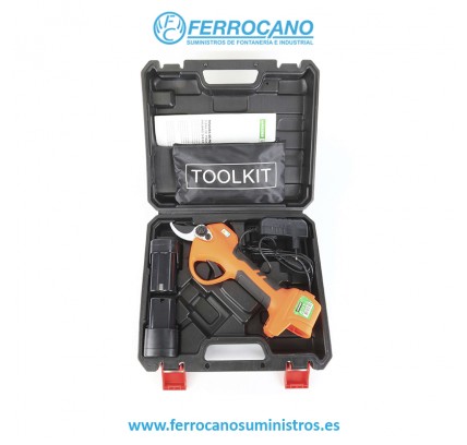 TIJERA PODADORA MADER 16.8V 2X2AH + MALETÍN + CARGADOR + 2 BATERÍAS 69349