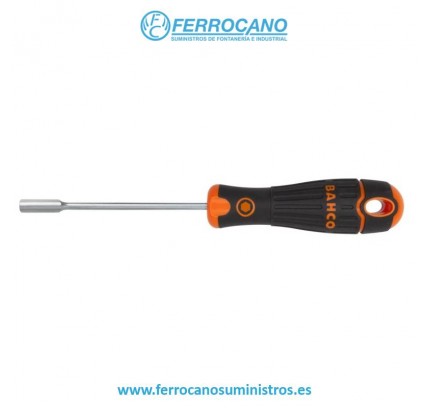 DESTORNILLADOR LLAVE VASO BAHCO MANGO BICOMPONENTE BAHCOFIT 07X150MM