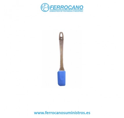 ESPÁTULA COCINA 23X3,5CM MANGO PLÁSTICO SILICONA