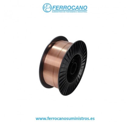 HILO SOLDAR NIVEL BOBINA PLÁSTICO ACERO AL CARBONO 1,2X15KG 15 KG