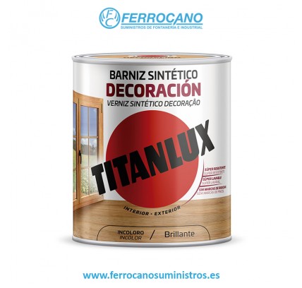 BARNIZ TITANLUX BRILLANTE NOGAL 750ML