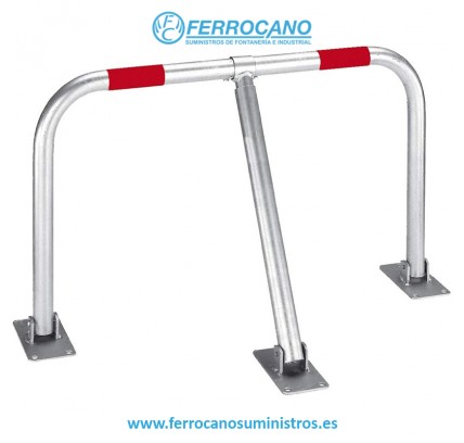 BARRERA PARKING NIVEL GALVANIZADO 79X41,5X43,5CM