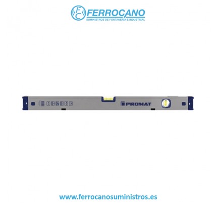 NIVEL MEDICIÓN TUBULAR 40CM 3 BURBUJAS PROMAT