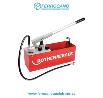 BOMBA COMPROBACION ROTHENBERGER MANUAL RP-50