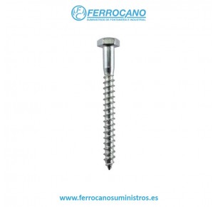 TIRAFONDO ZINCADO DIN-571 6X50 (200 UDS)
