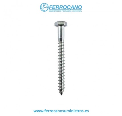 TIRAFONDO ZINCADO DIN-571 10X160 (50 UDS)