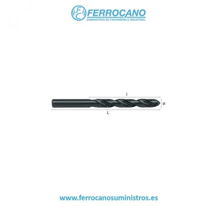 BROCA HEPYC HSS CILINDRICA DIN-338N 6.50MM 1101