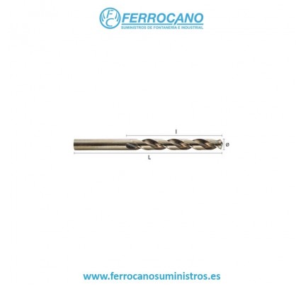 BROCA HEPYC HSSCO CILINDRICA DIN-338N 12.00MM 1105