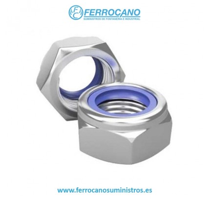 TUERCA FRENO INOX A-2 DIN-985 M-10 (1000 UDS)