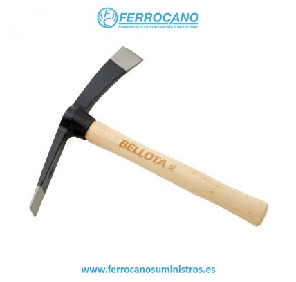 ALCOTANA ALBAÑIL BELLOTA PALA-HACHA MANGO MADERA 600GR-290X42MM