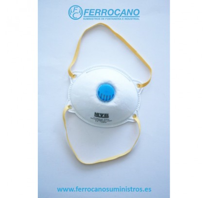 MASCARILLA PROTECCIÓN FFP2 NIVEL AUTOFILTRANTE CON VÁLVULA (10 UDS)