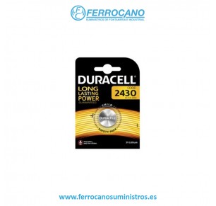 PILA BOTÓN DURACELL DL/CR-2430 3V